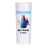 30 Copos Long Drink Frozen - Elsa, Anna, Olaf Personalizado
