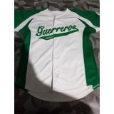 Casaca Beisbol Mexico Guerreros Liga Nacional Jersey Juvenil