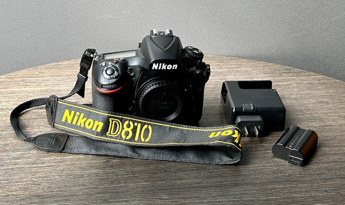  Nikon D810 Dslr Color  Negro Solo Cuerpo