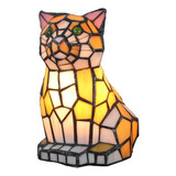Lámpara De Mesa Tokira Tiffany Pequeña, Luz Nocturna De Anim