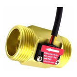 Sensor De Flujo Líquidos Caudalimetro 1  PuLG Cobre 2-50lpm