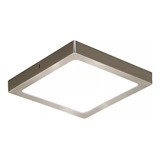 Panel Led 24w Plafon Cuadrado 30x30 Acero Platil Sf 