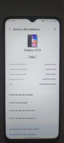 Celular Samsung A23