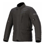 Chamarra Alpinestars Gravity Drystar Para Moto Negro