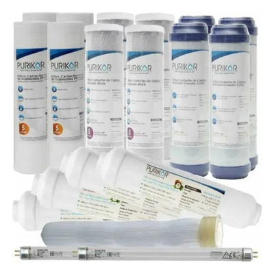 Kit Mantenimiento 24 Meses P\u002Fultrafiltración Pkuf-6uv | Envío gratis