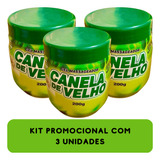 Kit 3 Pomada Massageadora Canela De Velho 200g Original