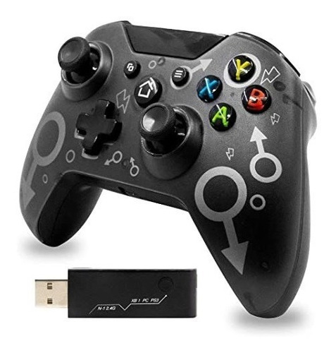 Joystick Control Xbox One Inalambrico Negro - Hais