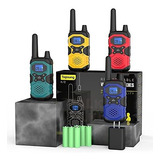 Walkie Talkies Recargables Paquete De 4 Adultos