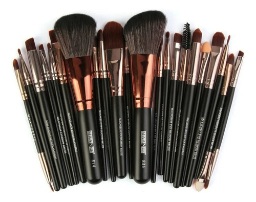 Set De 22 Brochas De Maquillaje Para Base De Sombra De Ojos.