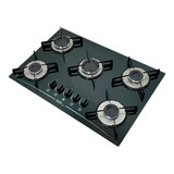 Fogão Cooktop Gás D&d Metal Ce05 Preto 127v/220v