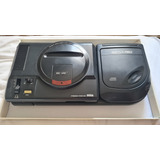 Mega Drive + Sega Cd + Controle(com Cabo E Conversor Scart) 