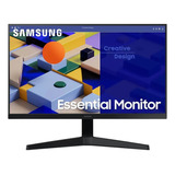 Monitor Samsung Essential Led 24 Plano Ls24c310ea 75hz Negro