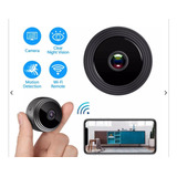 Cámara De Seguridad 1080p Con Visión Nocturna Wifi Mini Color Negro