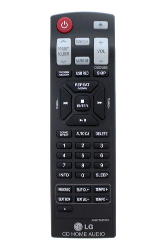 Akb73655701 - Controle Remoto LG (cm9520/cm4430/cm4630) Ma2