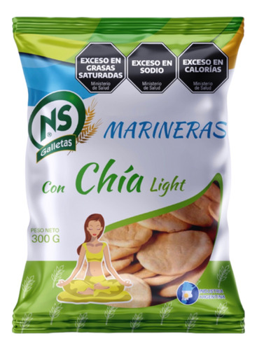 Oferta! Galletas Marineras Ns Chia Light Omega 3 Snack