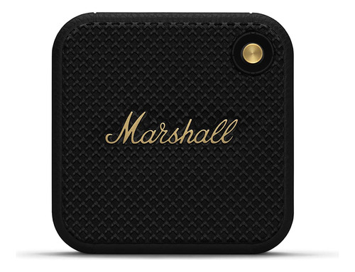 Bocina Bluetooth Portátil Marshall Willen, Color Negro