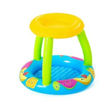 Pileta Inflable Con Techo Frutas Bebé Bestway