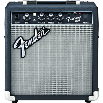 Fender Frontman 10g Amplificador Para Guitarra Eléctrica 10w Color Negro\u002Fplata | Meses sin interés