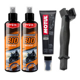 Motul C5  Lubricante Cadenas + Cepillo + 2 Desengrasante