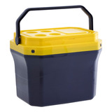 Caixa Térmica Cooler 40 Litros Paramount Cor Azul/amarelo