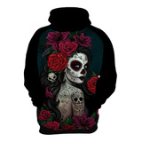 Blusa Moletom Agasalho Frio Caveira Mexicana 02