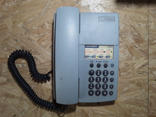 Teléfono Fijo Siemens Gris Clásico Retro Vintage