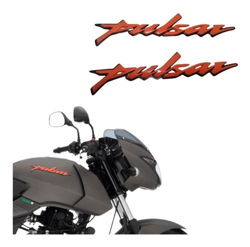 Emblemas Pulsar 180 Gt Pro Relieve Cinta 3m