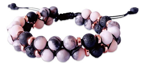 Auoy Dhof Lava Rock Pulseras Para Mujer, Pulseras Curativas,