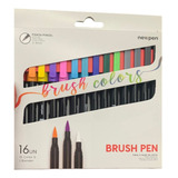 Kit 40 Cores Brush Colors, Pastel Neon, Basic,grey Color