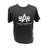 Remera Hombre Logo Estampada Alpha Importadas