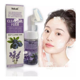 Espuma Limpiadora Facial Blueberry Lavender - Con Cepillo