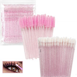 100 Microbrush + 50 Lip Brush + 50 Cepillos Pestañas Glitter