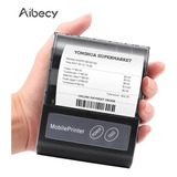 Impresora Térmica Portátil De Recibos Aibecy Bt De 80 Mm