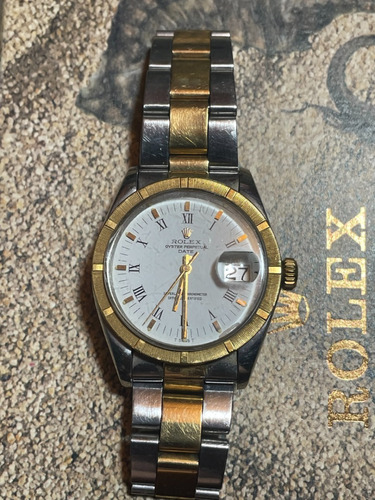 Rolex Oyster Perpetual Date. Ref1501 Combinado Acero Y Oro 