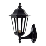 Aplique Farol Colonial Exterior Vidrio Y Pvc Apto Led