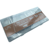 Tips Soft Gel Coffin Xxxl Extra Largos Transparentes Jr 240p