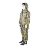 Jaqueta Militar Children Disguise Suit Leaf Camouflage