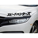 Stickers Speed Hunters Letras Japonesa Parabrisas Jdm Tuning