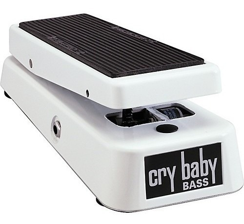 Pedal P/ Contrabaixo Cry Baby Bass Wah Branco 105-q - Dunlop