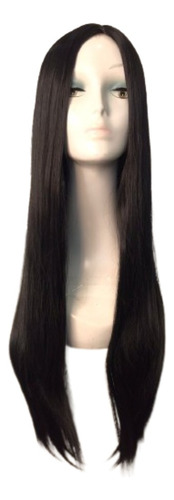 Peruca Sem Franja Longa 70cm 260gr + Touca Wig Promoção