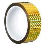 Cintas Adhesivas Washi Tape Decorativa, Dorado 35mmx50m