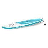 Tabla Inflable Intex Standup Paddle Aqua Quest 240 Con Paleta De Color Azul/blanco
