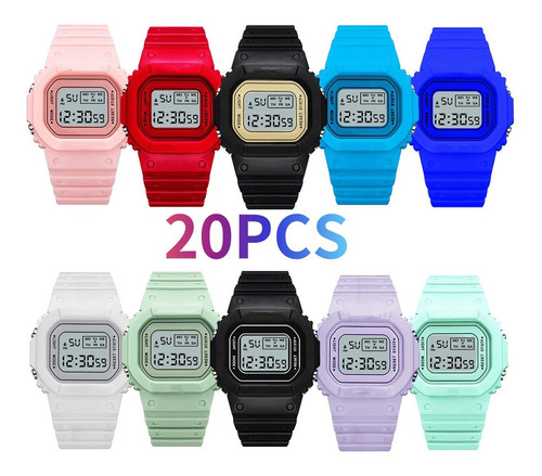 20pzs Reloj Digital Deportivo Casual Mayoreo Proveedor