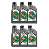 Aceite Moto 4t Castrol Actevo 20w50 Sintetico Caja 6l