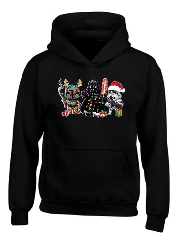 Buzo Capota Star Wars Navideño Saco Deportivo Hoodie M1