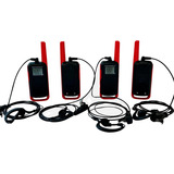 Kit 4 Rádio Comunicado Motorola Talkabout T210 32km +4 Fones