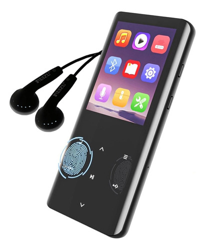 Mp3 Player Ruizu D18 32gb Bluetooth Pedômetro Video Radio Fm