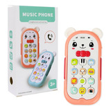 Teléfono Celular Musical Luminoso Juguete Para Bebé Y Niños