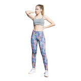 Calza Larga Deportiva Mujer Sublimada Entrenamiento Suplex