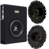 Kit 2 Alto Falantes Jbl + Caixa Amplific Corzus Cxs 303 Slim